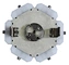 High quality hand polishing disc for fiber optic connectors fiber optic plate; Universal design fits most 1.25 mm ferrule connectors;